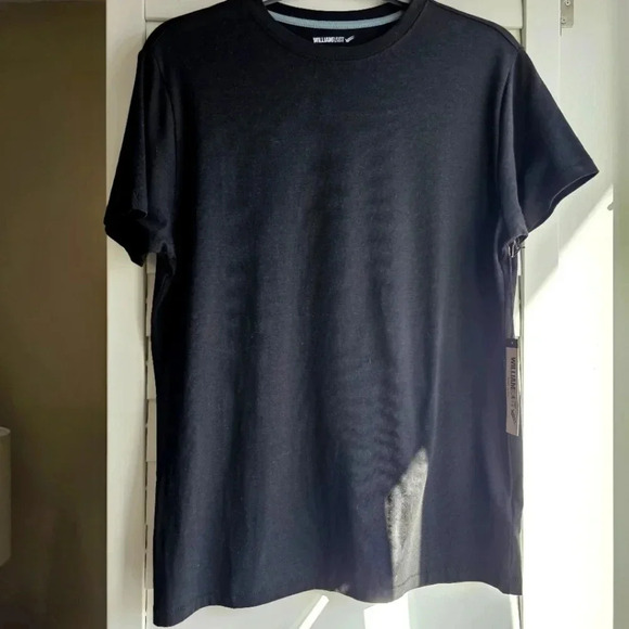 William Rast T-Shirt Black Essential Basic Rayon Pima Cotton size M - Picture 1 of 4